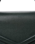 Grain de Poudre Medium Classic Monogram Cassandra Top Handle Dark Green