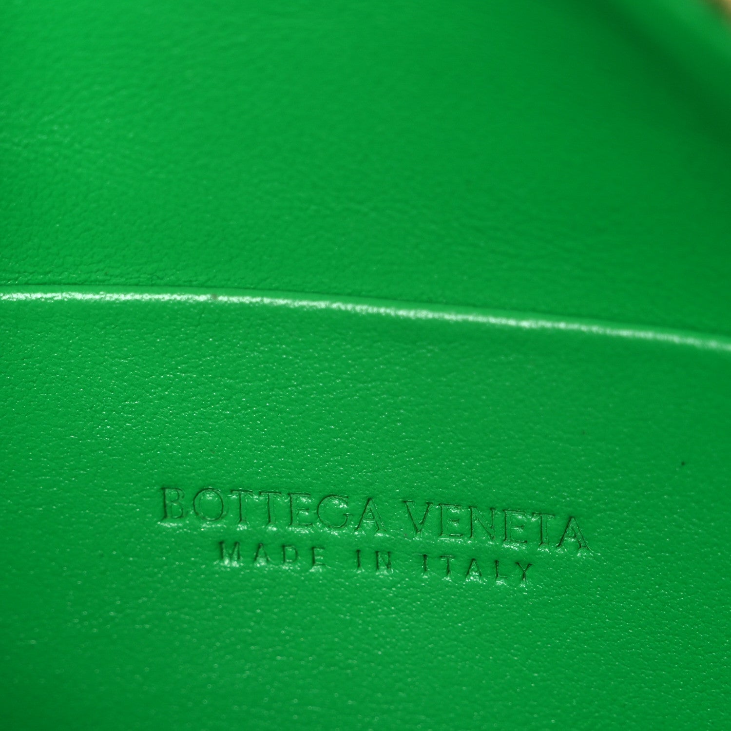 Nappa Intrecciato Mini Loop Camera Bag Parakeet