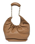 Mellow Nappa Small Squeeze Bag Oak