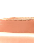 Lambskin Quilted CHNL 19 Wallet On Chain WOC Brown