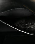 Lambskin Chevron Quilted Mini Loulou Black