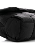 Nylon Intrecciato Padded Tech Cassette Bag Black