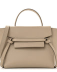 Grained Calfskin Micro Belt Bag Light Taupe