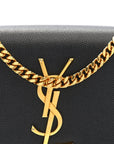 Grain De Poudre Small Monogram Kate Satchel Black