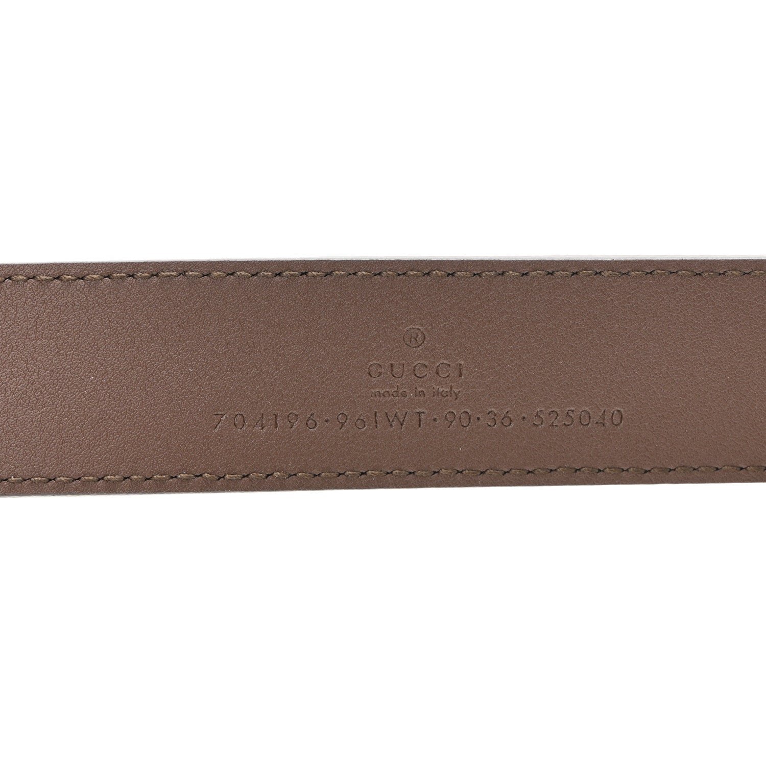 GG Supreme Monogram Textured Dollar Calfskin Web Ophidia Slip Handle Belt Bag 90 36 Beige Ebony New Acero
