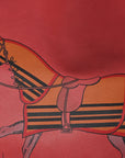 Veau Sikkim Horse Print Double Sens 36 Reversible Tote