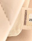Goatskin Quilted Medium CHNL 19 Flap Light Beige
