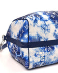 Cowhide Monogram Bandana Keepall Bandouliere 50 Blue