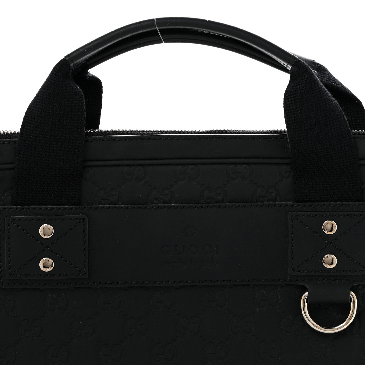 Rubber GCCIssima Laptop Briefcase Black