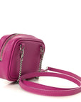 Grain De Poudre Matelasse Monogram Baby Lou Camera Bag Electric Fuxia