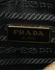 Saffiano Lux Re-Edition 2005 Shoulder Bag Black