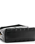 Calfskin Y Quilted Monogram Toy Loulou Crossbody Bag Black