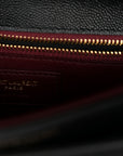 Grain De Poudre Monogram Cassandra Clasp Bag Black Rouge Legion