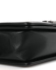 Caviar Quilted Medium Boy Flap Black