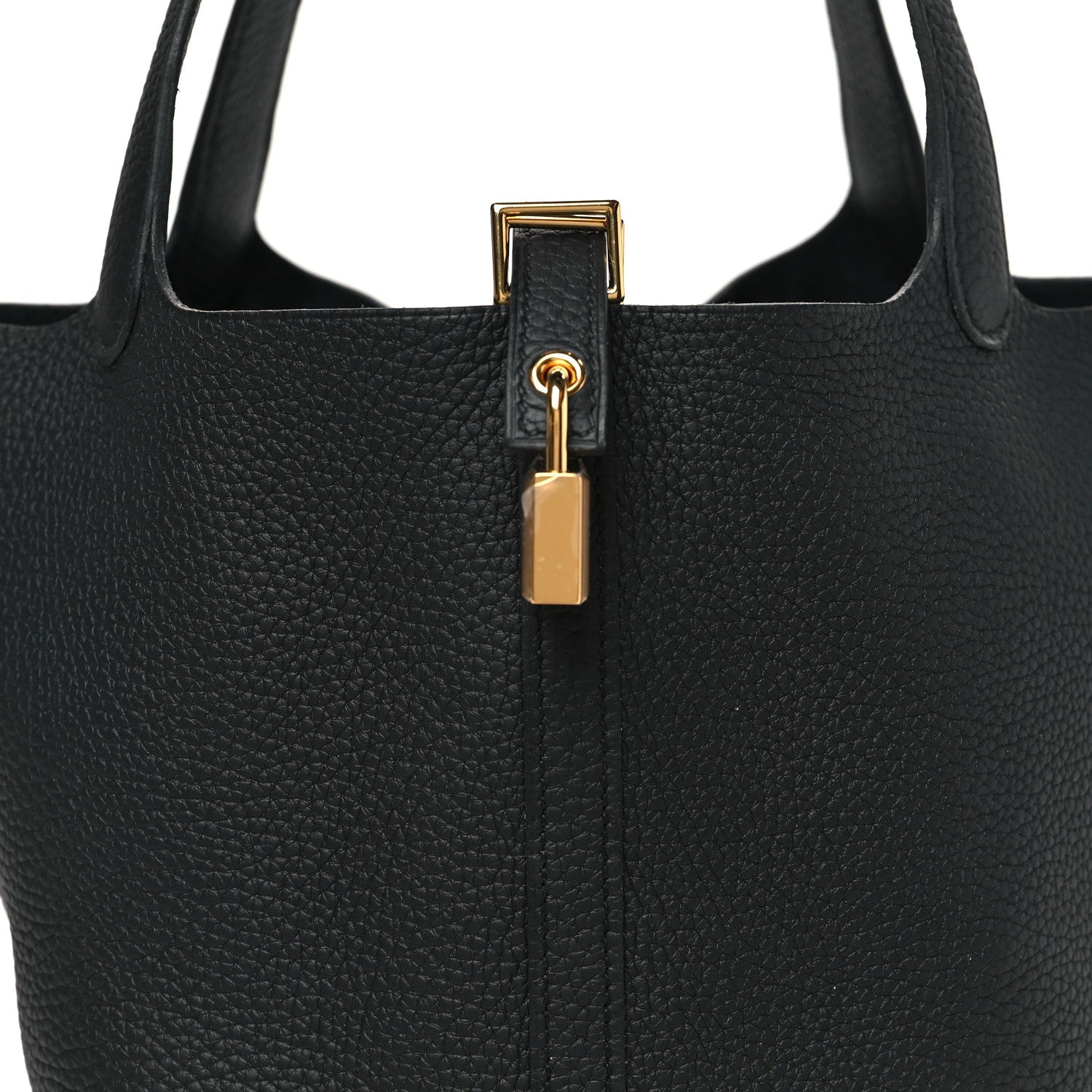 Taurillon Clemence Picotin Lock 22 MM Black