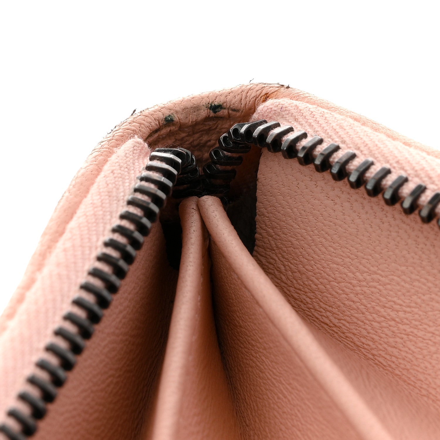 Nappa Intrecciato Ayers Zip Around Wallet Flamingo