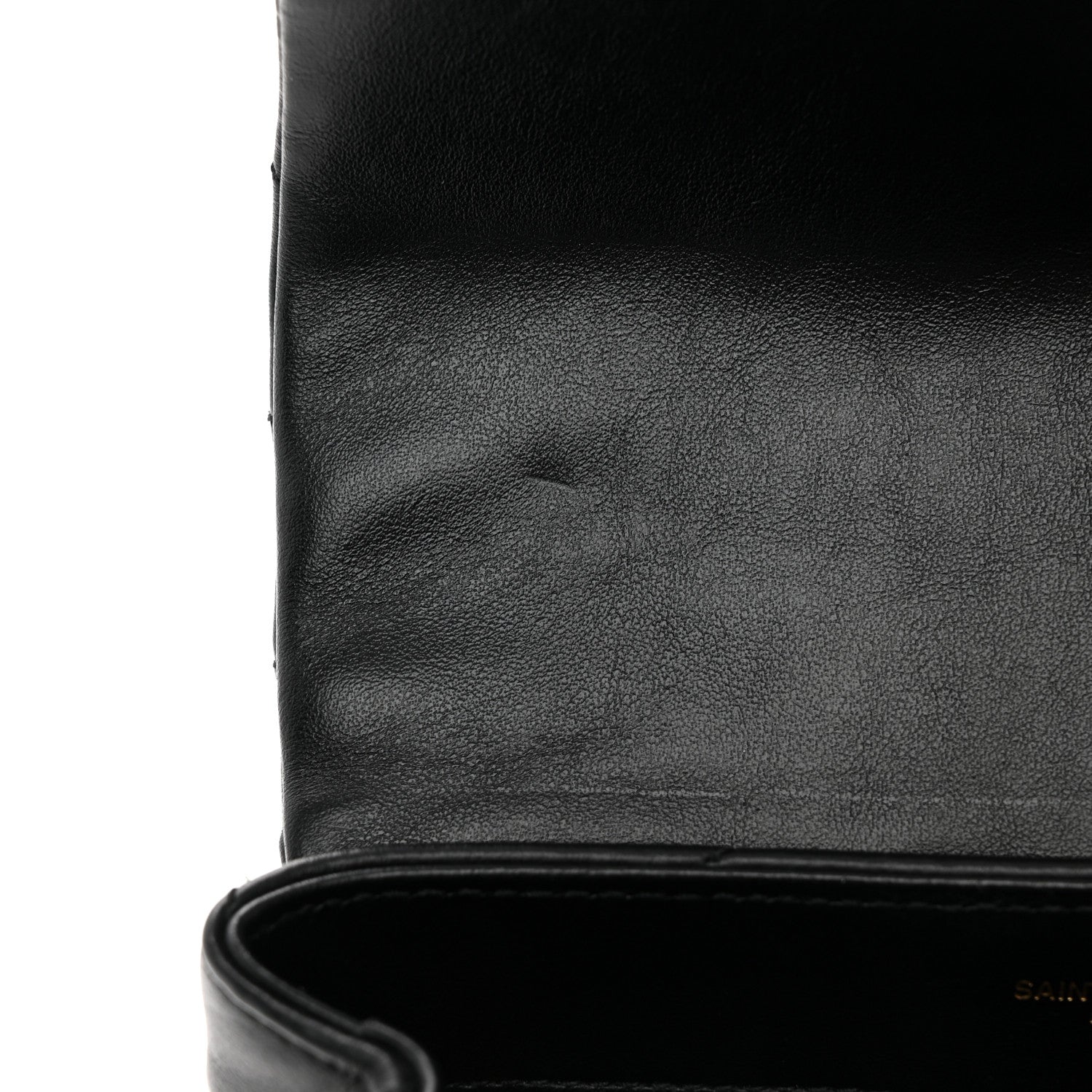 Calfskin Y Quilted Monogram Toy Loulou Crossbody Bag Black