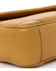 Lambskin Chevron Quilted Small Loulou Bag Sunflower