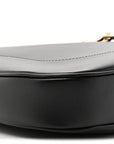 Ancora Calfskin Medium Jackie Shoulder Bag Black