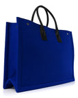 Wool Rive Gauche Tote Blue
