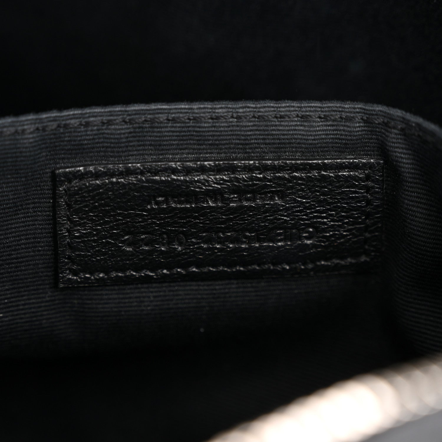 Calfskin Matelasse Monogram Lou Camera Bag Black