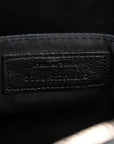 Calfskin Matelasse Monogram Lou Camera Bag Black