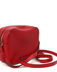 Pebbled Calfskin Small Soho Disco Bag Tabasco Red