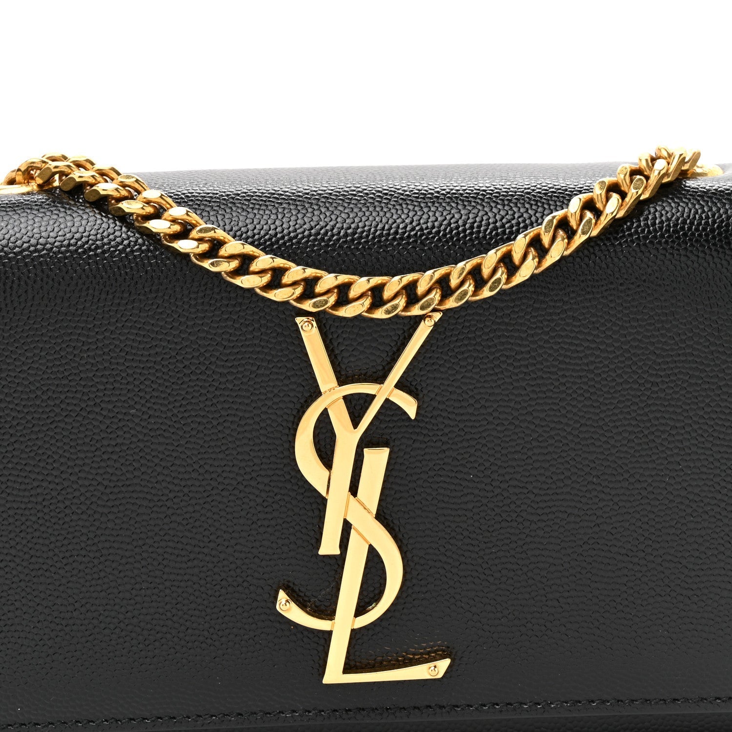 Grain De Poudre Small Monogram Kate Satchel Black