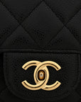 Caviar Maxi Single Flap Black