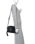 Calfskin Matelasse Monogram Lou Camera Bag Deep Marine