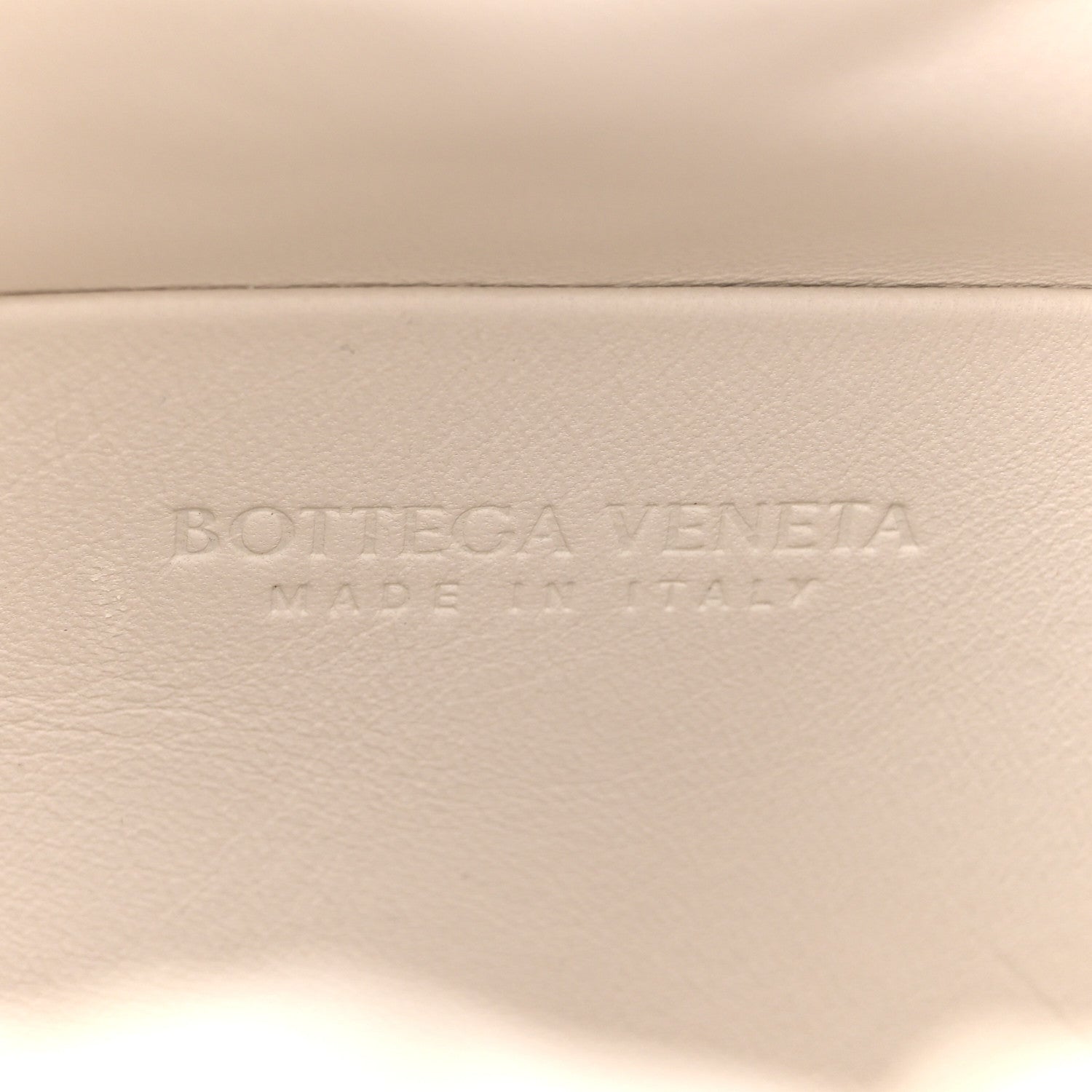Calfskin Intrecciato Small Castello Bucket Bag White