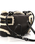 Calfskin Shearling Bang Bang Vanity Case Light Brown Teddy
