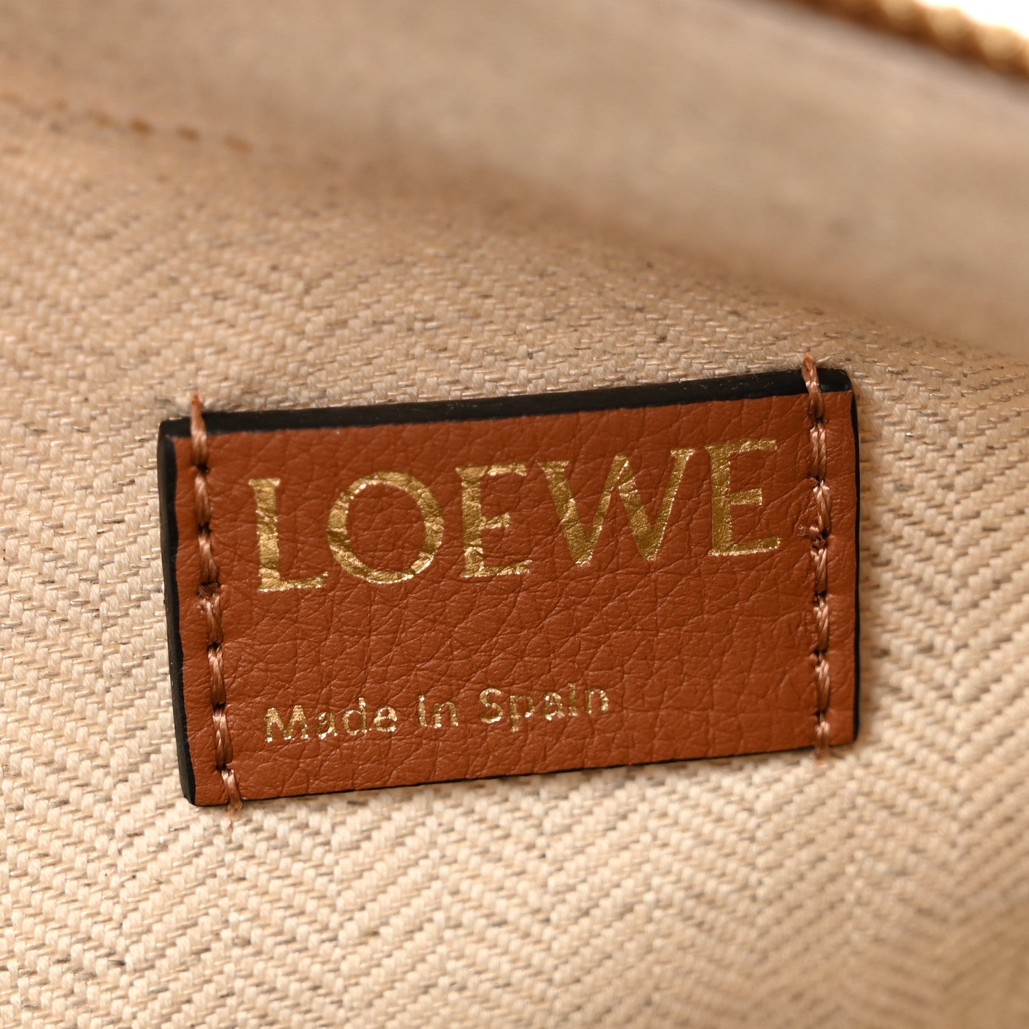 Jacquard Anagram Calfskin Small Cubi Bag Ecru Tan