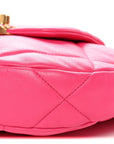 Lambskin Quilted CHNL 19 Hobo Pink