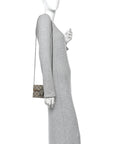 GG Supreme Monogram Super Mini Dionysus Shoulder Bag Taupe