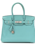 Togo BIRKIN 30 Bleu Atoll
