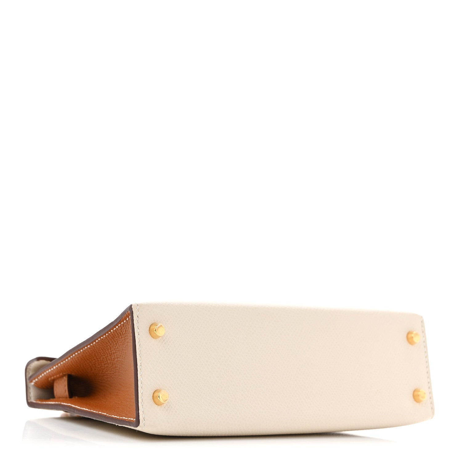 Epsom Horseshoe Mini Kelly Sellier 20 Craie Gold