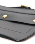 Calfksin Slim Belt Bag Black
