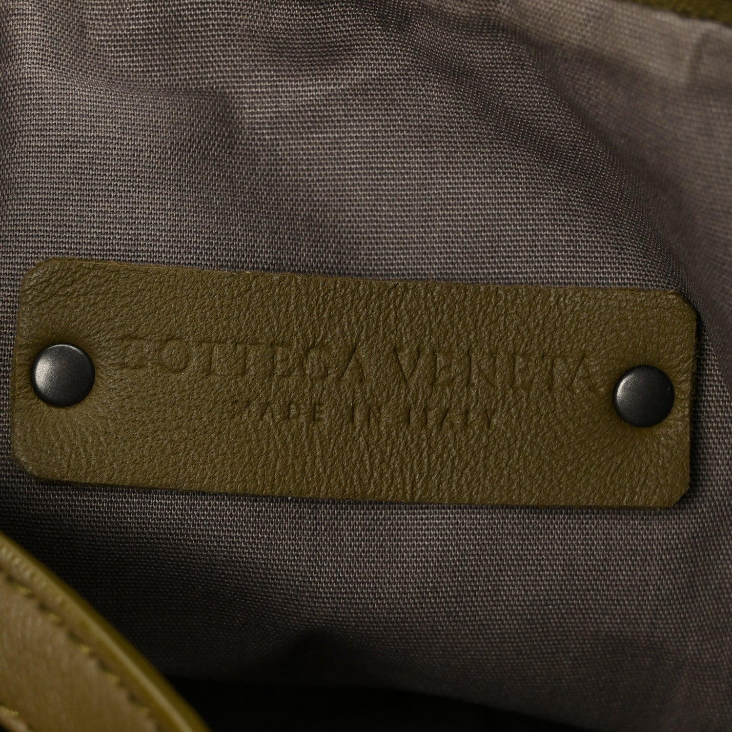 Nappa Intrecciato Crossbody Olive