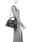 Tweed Calfskin Capucines MM Multicolor