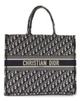 Oblique Large Book Tote Blue Multicolor