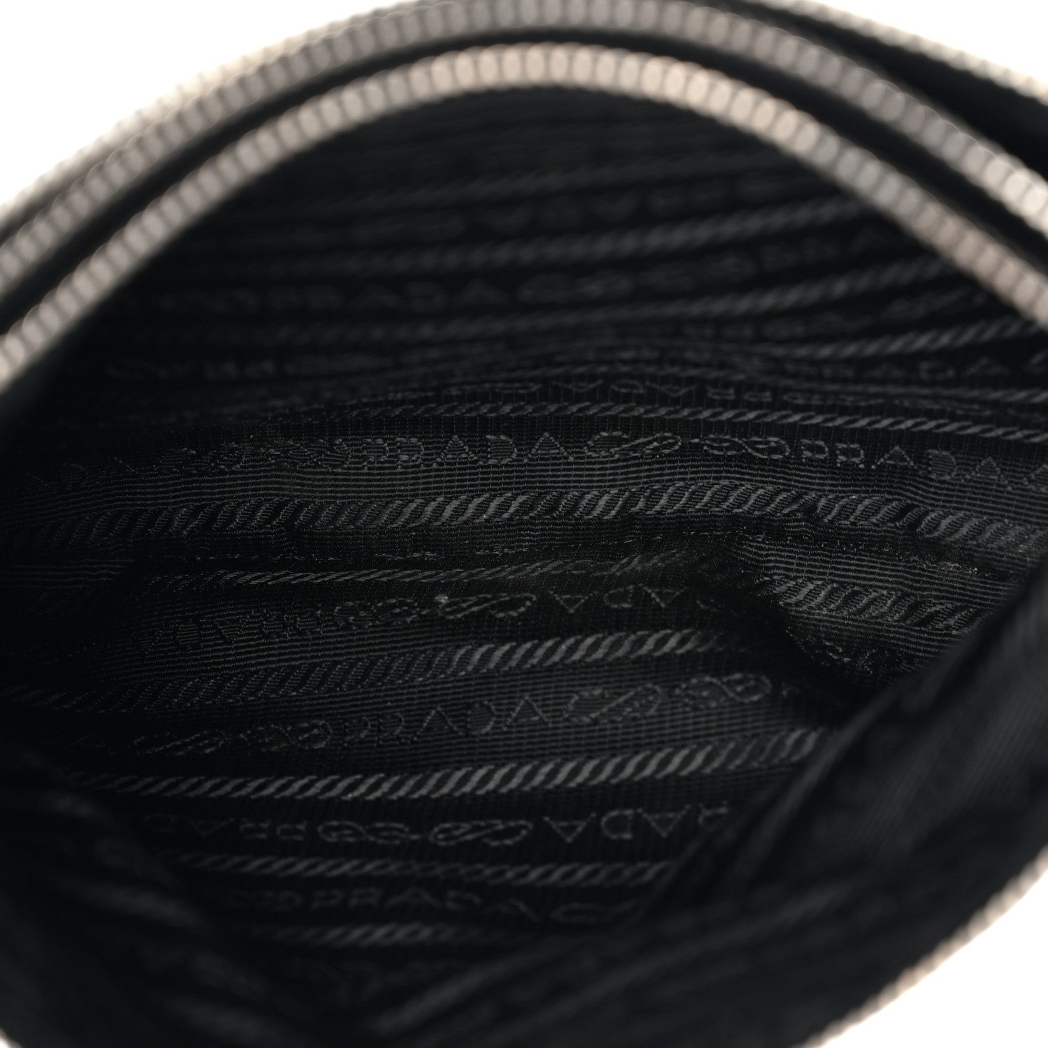 Re-Nylon Saffiano Re-Edition 2000 Double Zip Crossbody Bag Black