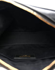 Calfskin Matelasse Monogram Lou Camera Bag Black