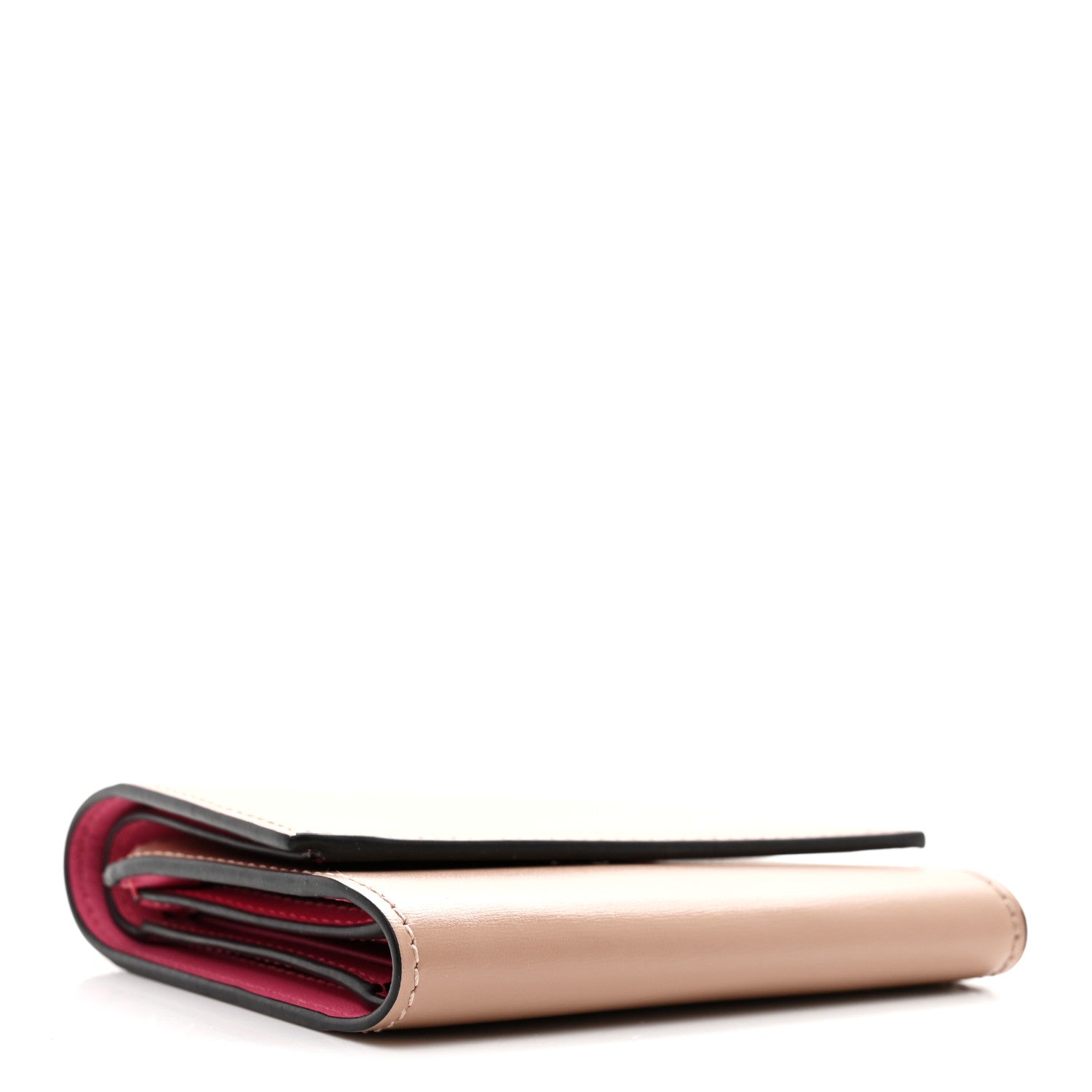 Calfskin Marinda Wallet Beige