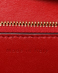 Box Calfskin Medium Classic Box Flap Bag Dark Brick
