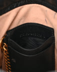 Calfskin Matelasse Mini GG Marmont 2.0 Bucket Bag Black