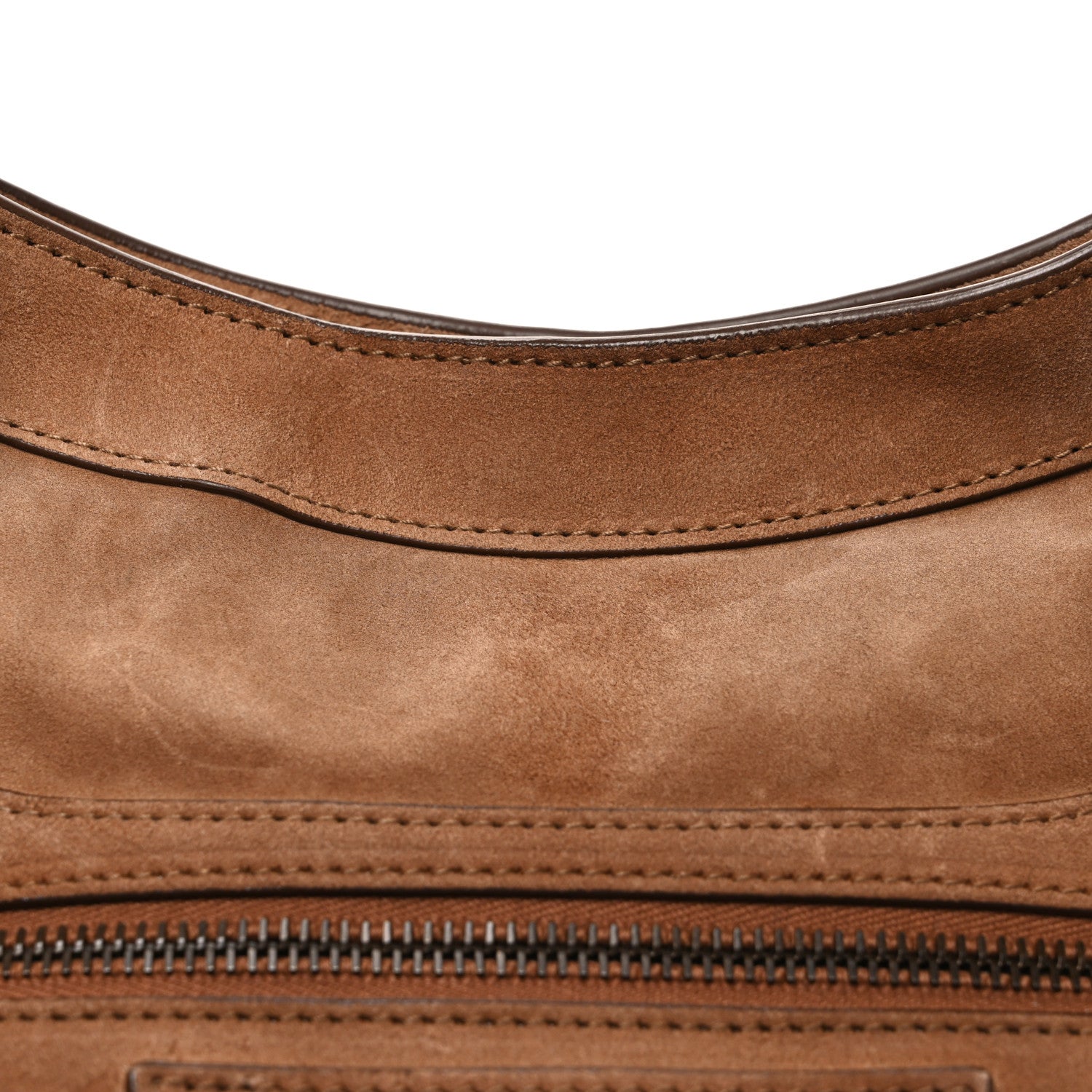 Waxed Suede Calfskin Classic Hardware Medium Le City Camel