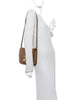 Box Calfskin Medium Classic Box Flap Bag Camel