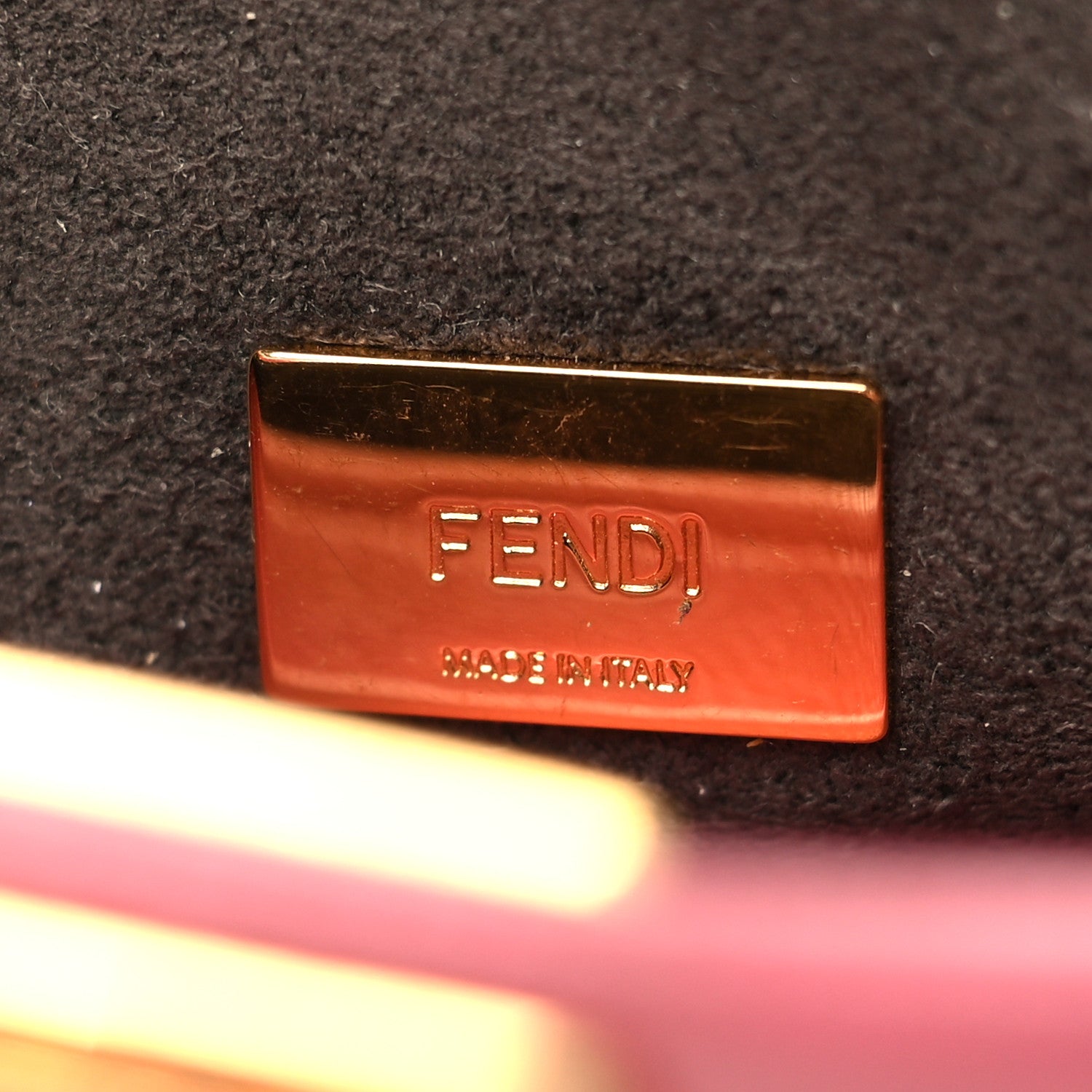 Shiny Nappa Micro Peekaboo Iconic Satchel  Rosa Fluo