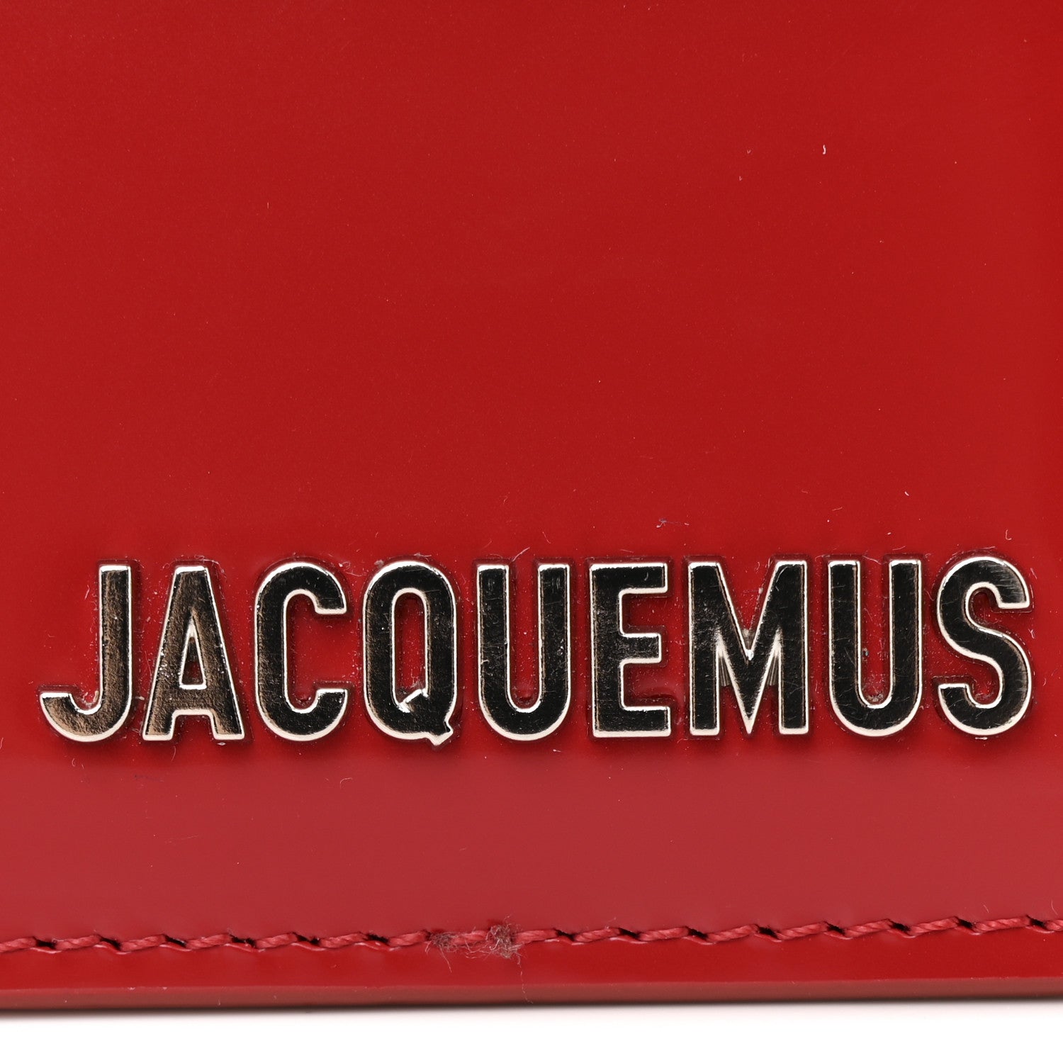 Glazed Calfskin Le Grand Bambino Red